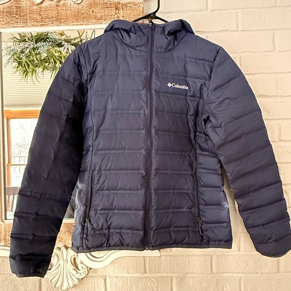 Columbia Women’s Dark Blue/Navy Puffer Jacket - Picture 1 of 4